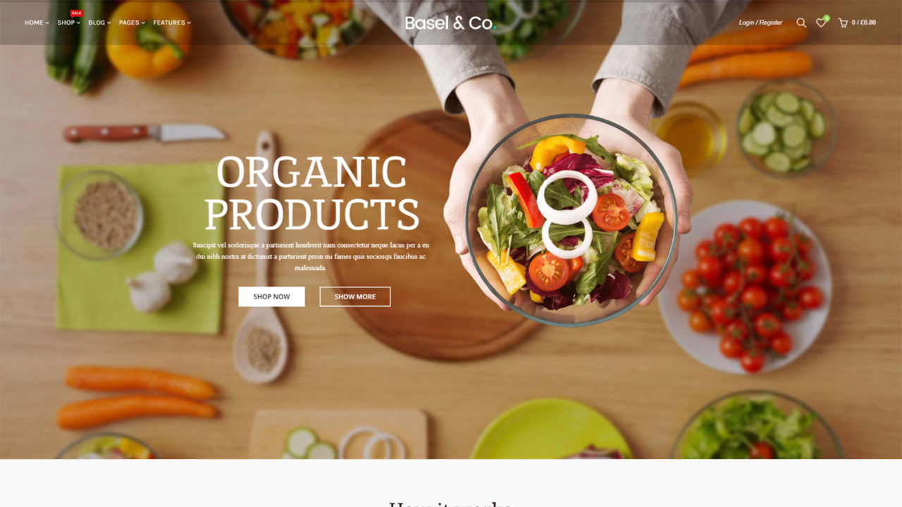 Organic Products Shop #4