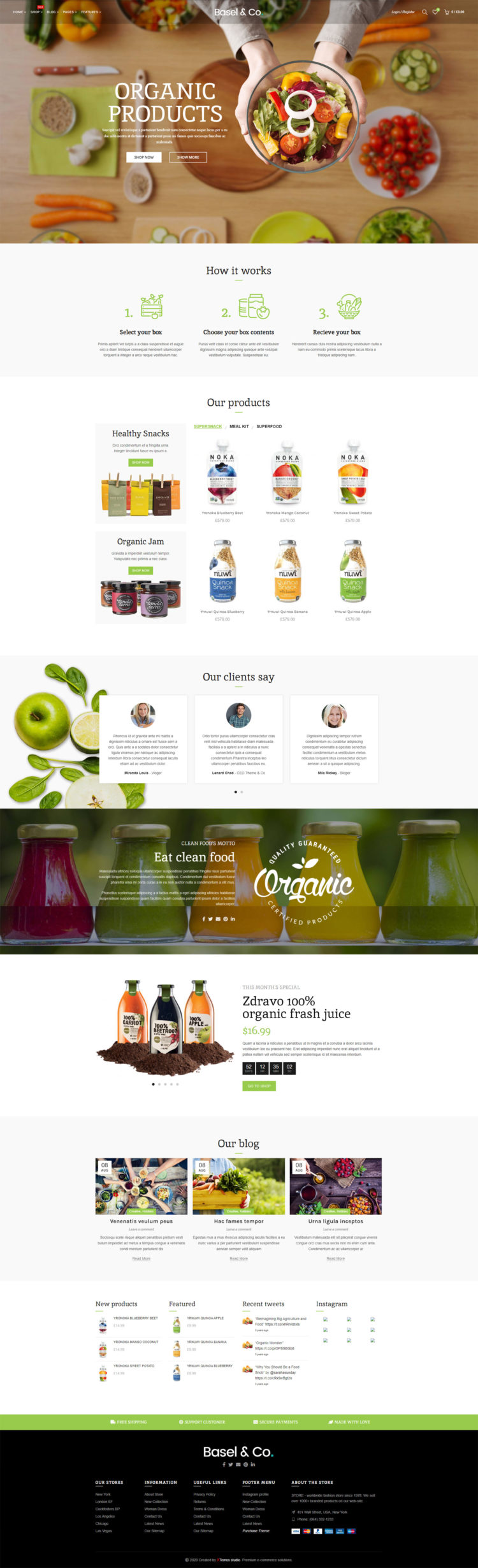 Organic Products Shop #4